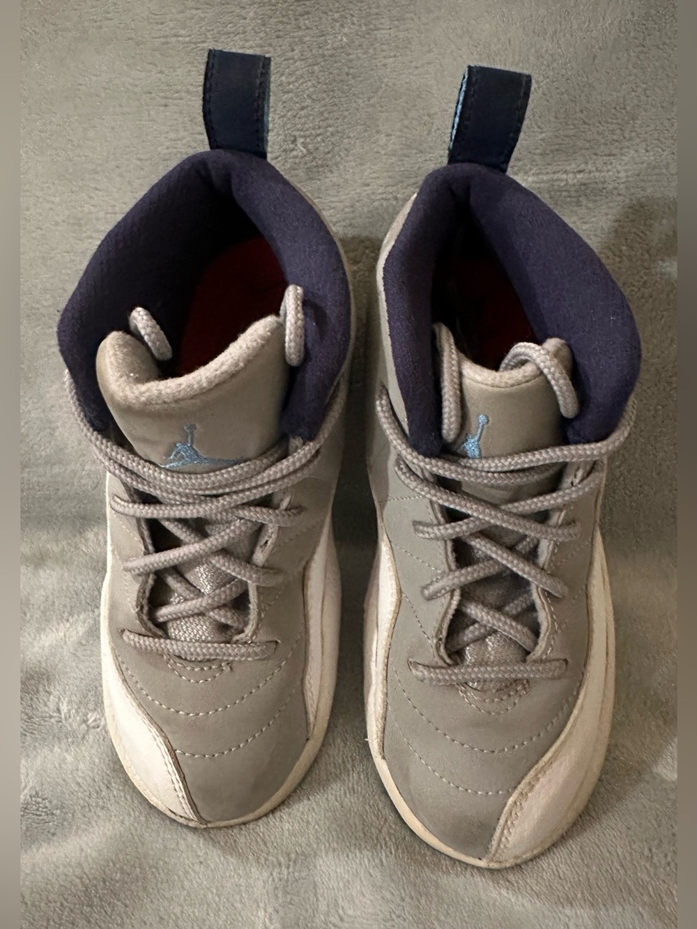 Air Jordan 12 Retro BT University Blue Wolf Grey 2016 - Size 10C